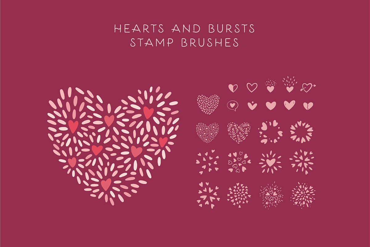 Valentine's Day Procreate Brushes, a Brush Add-On by Pencil Twist (Photo 4 of 10)