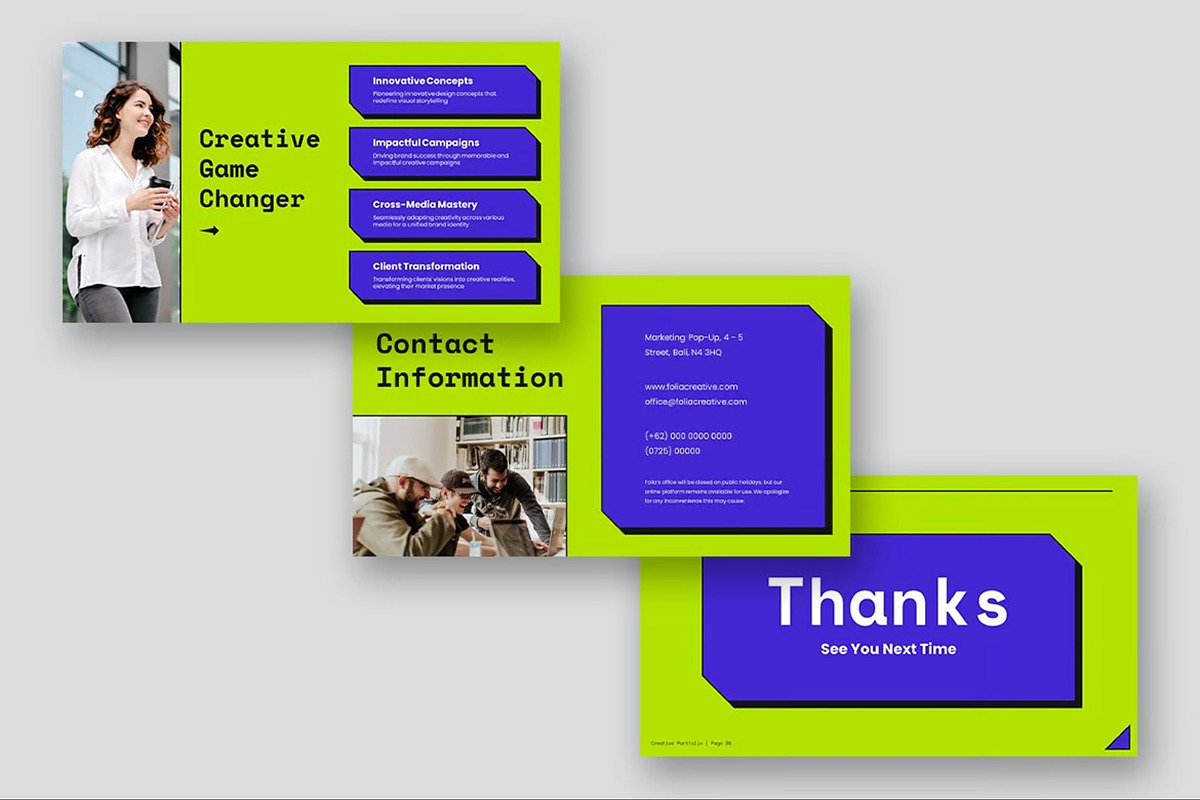 Creative Portfolio Powerpoint, a Presentation Template by Fit-tee (Photo 8 of 10)