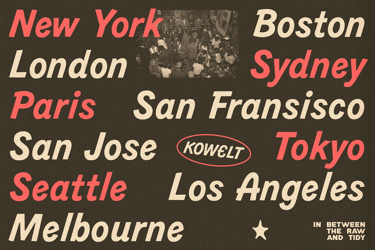 Kowelt - Bold Vintage Fonts, a Sans Serif Font by Konstantine Studio (Photo 2 of 7)