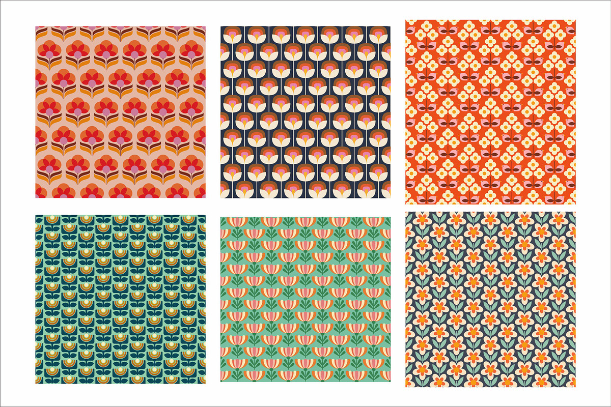 Pack of mixed colorful flower, a Pattern Graphic by Brainware Graphic (Photo 5 of 13)