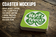 Coaster Mockups Volume 1, a Product Mockup by Design Panoply (Thumbnail 1 of 3)