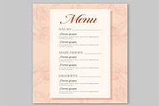Elegant Wedding Menu, a Templates & Theme by studiogstock (Thumbnail 3 of 3)