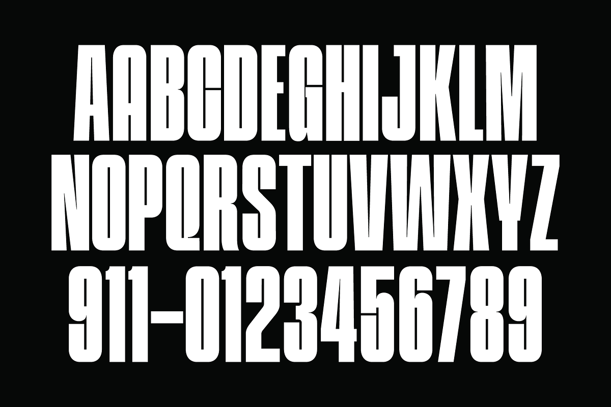 FBS Machro - Condensed Typeface, a Sans Serif Font by Febspace Studio (Photo 6 of 16)