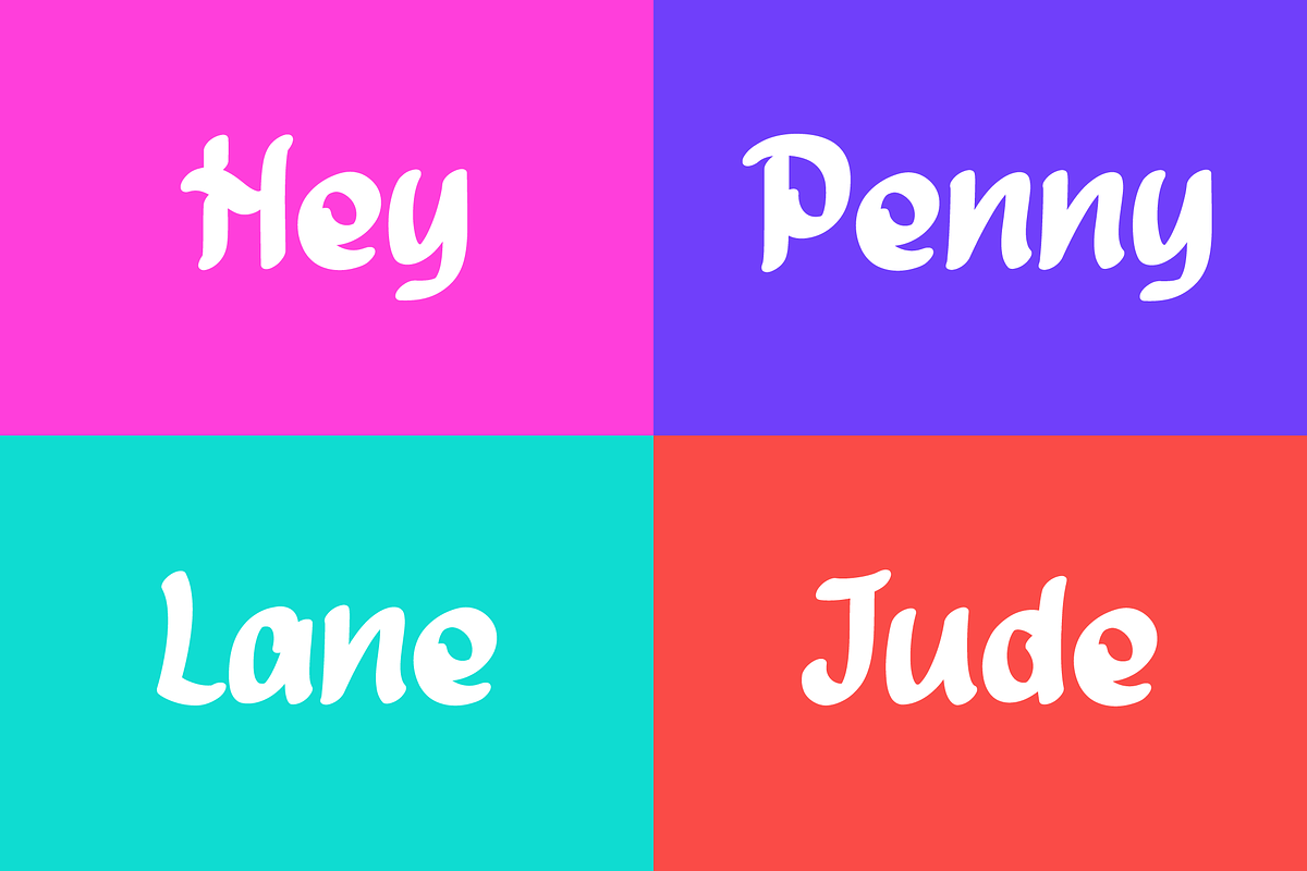 Pedhaz - Display Font, a Handwritten Font by yellowline (Photo 4 of 8)