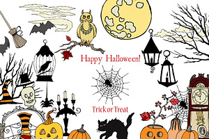 Halloween Colors Clip Art