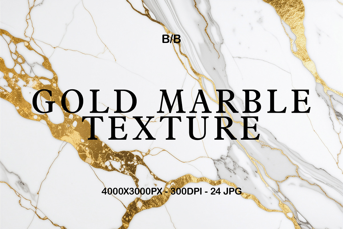 Gold Marble Texture, a Texture Graphic by B/B STUDIO (Photo 1 of 3)