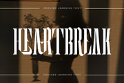 Crossed Learning - Cyber Gothic Font, a Serif Font by 177Studio (Thumbnail 6 of 8)