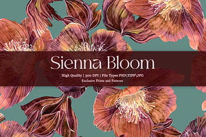 Sienna Bloom Pattern & Motifs