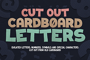 Cut Out Cardboard Letters, an Object Graphic by Mint Pixels (Thumbnail 1 of 6)