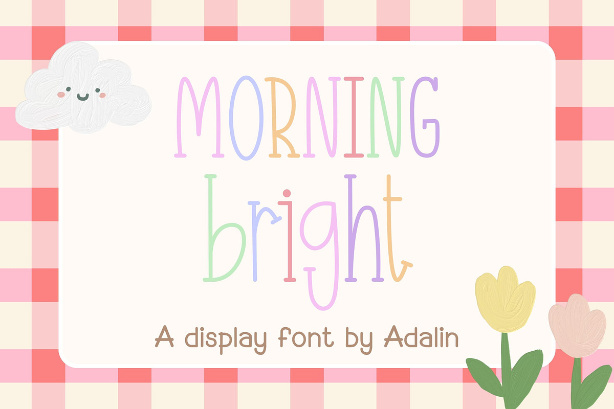 Morning Bright & Morning Love, a Serif Font by Adalin Shop (Photo 2 of 7)