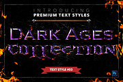 Dark Ages #2 - Text Styles, a Layer Style Add-On by Jonas Stensgaard (Thumbnail 4 of 28)