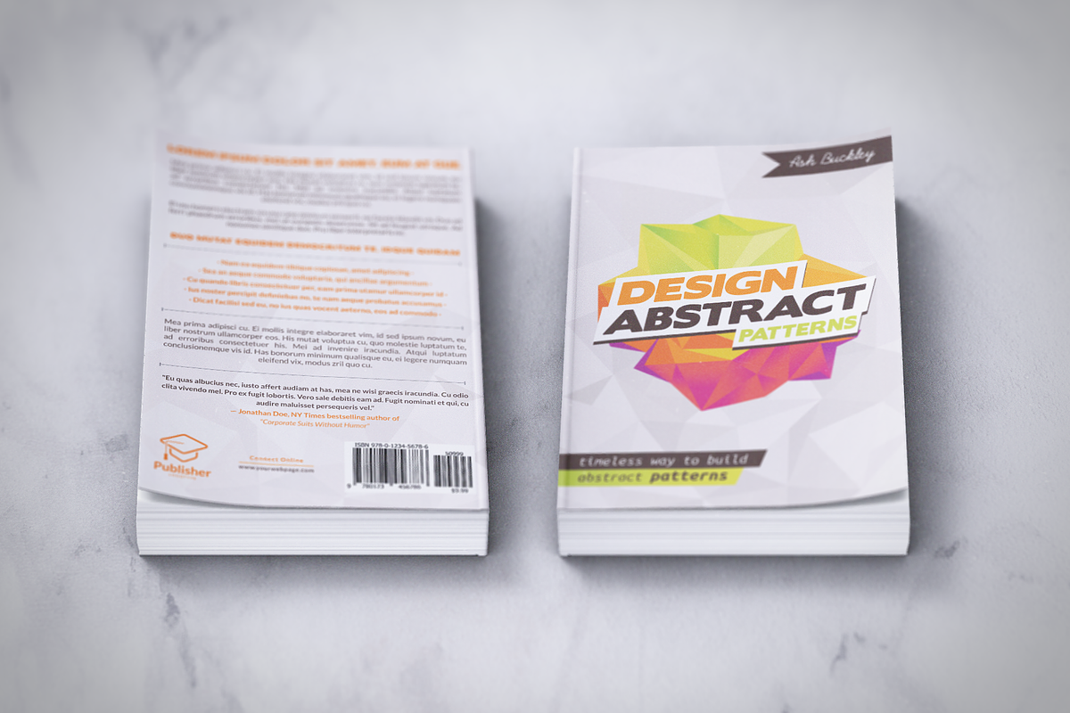 Editable Book Cover Template