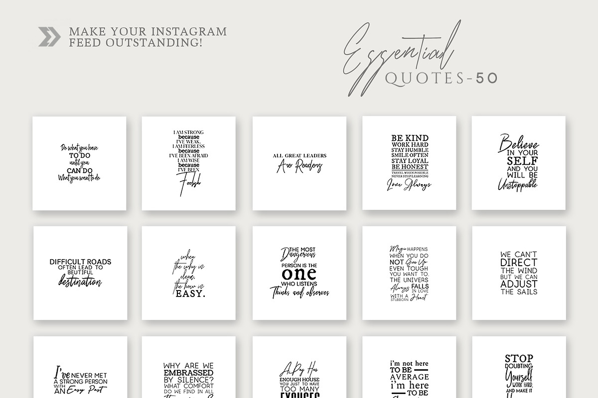 645 Essential Social Media Quotes, a Social Media Template by Eviory (Photo 11 of 25)
