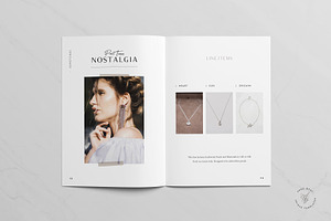 A5 Jewelry Fashion Lookbook Catalog