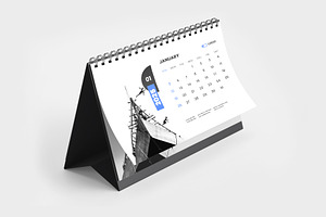 2025 desk calendar design template, a Stationery Template by Tanmoy Topu