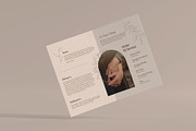 Brown Floral Funeral Program, a Brochure Template by Neermana (Thumbnail 2 of 4)