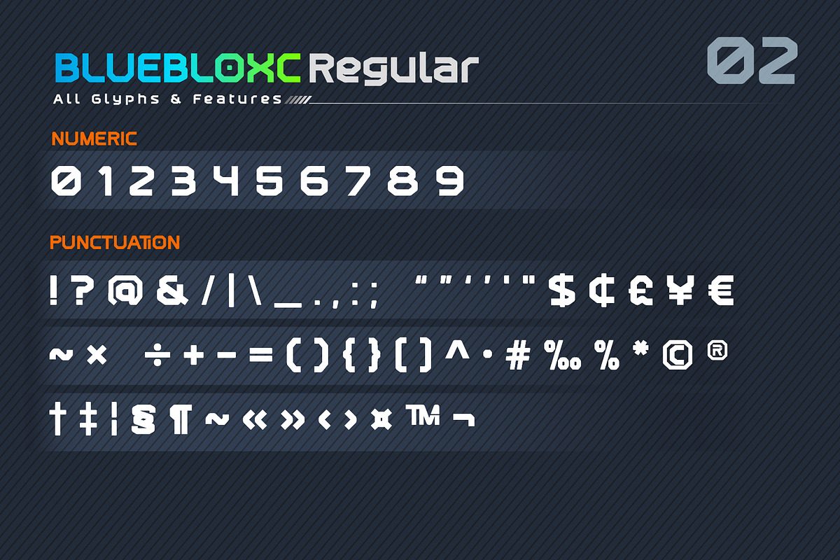 Blue Bloxc, a Sans Serif Font by BBtypeStudios (Photo 13 of 17)