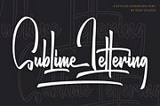 Sublime Lettering Font, a Script Font by RedyStudio (Thumbnail 1 of 18)