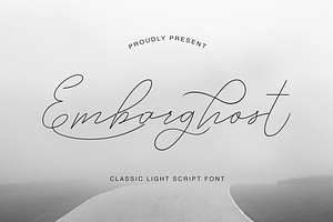 Embarghost - Classic Script Font