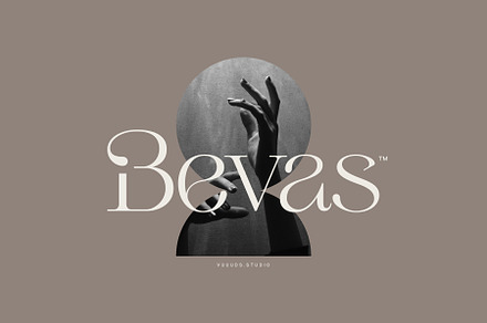 Bevas, a Serif Font by vuuuds