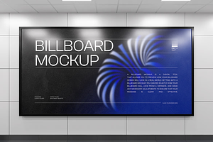 Indoor Billboard Mockup, an Advertising Mockup by graphicsauce