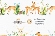 Watercolor Forest Animals, an Object Graphic by Ana-Sakuta (Thumbnail 7 of 18)