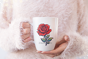 Red Rose clipart, an Object Graphic by DreamerStarCo (Thumbnail 2 of 5)