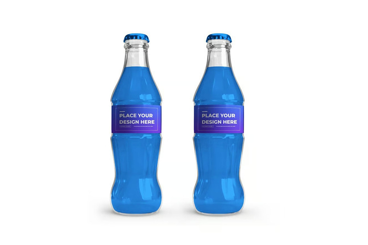 Soft Drink Bottle Mockup Template, a Packaging Mockup by DesignRushMarket (Photo 6 of 11)