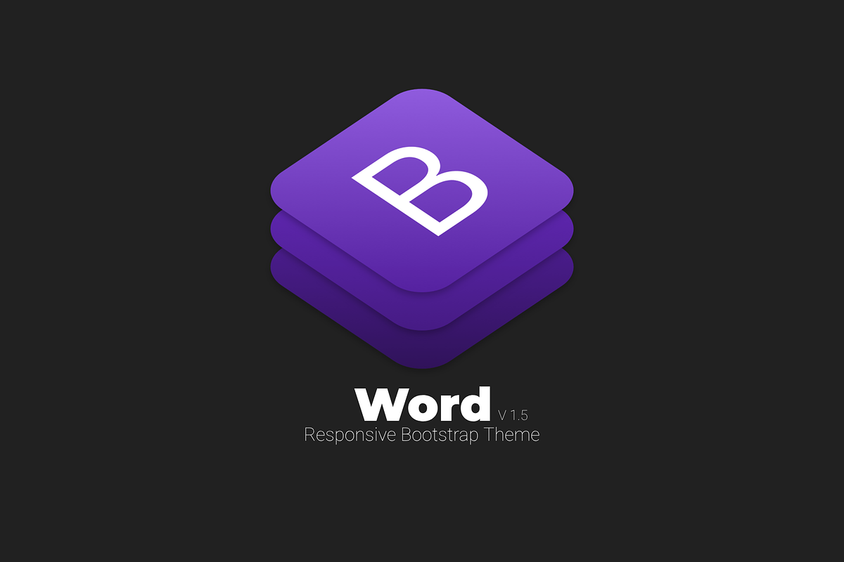 WORD - Responsive Bootstrap Theme, a Bootstrap Template by AleksandarUrosevic