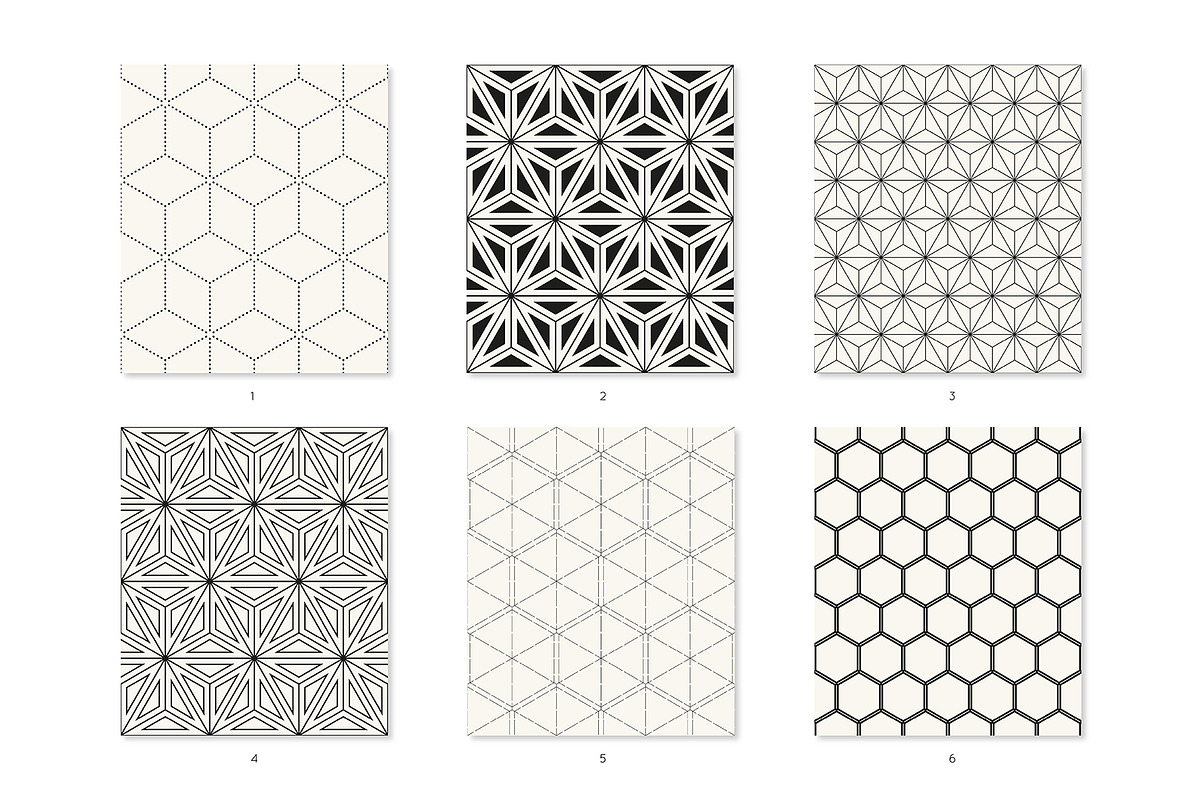 Essential Seamless Pattern Bundle, a Pattern Graphic by Curly_Pat (Photo 3 of 15)