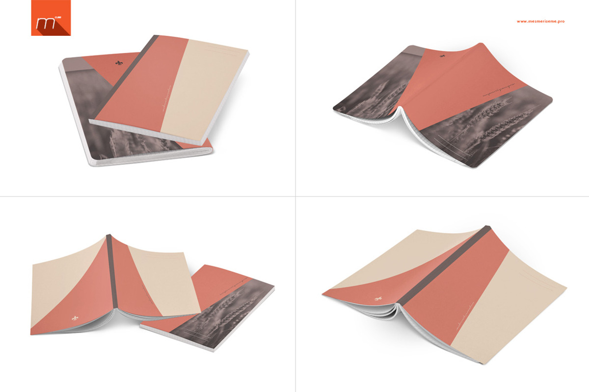 Notebook 2 Types Mock-up, a Print Template by BlackMocca (Photo 4 of 6)