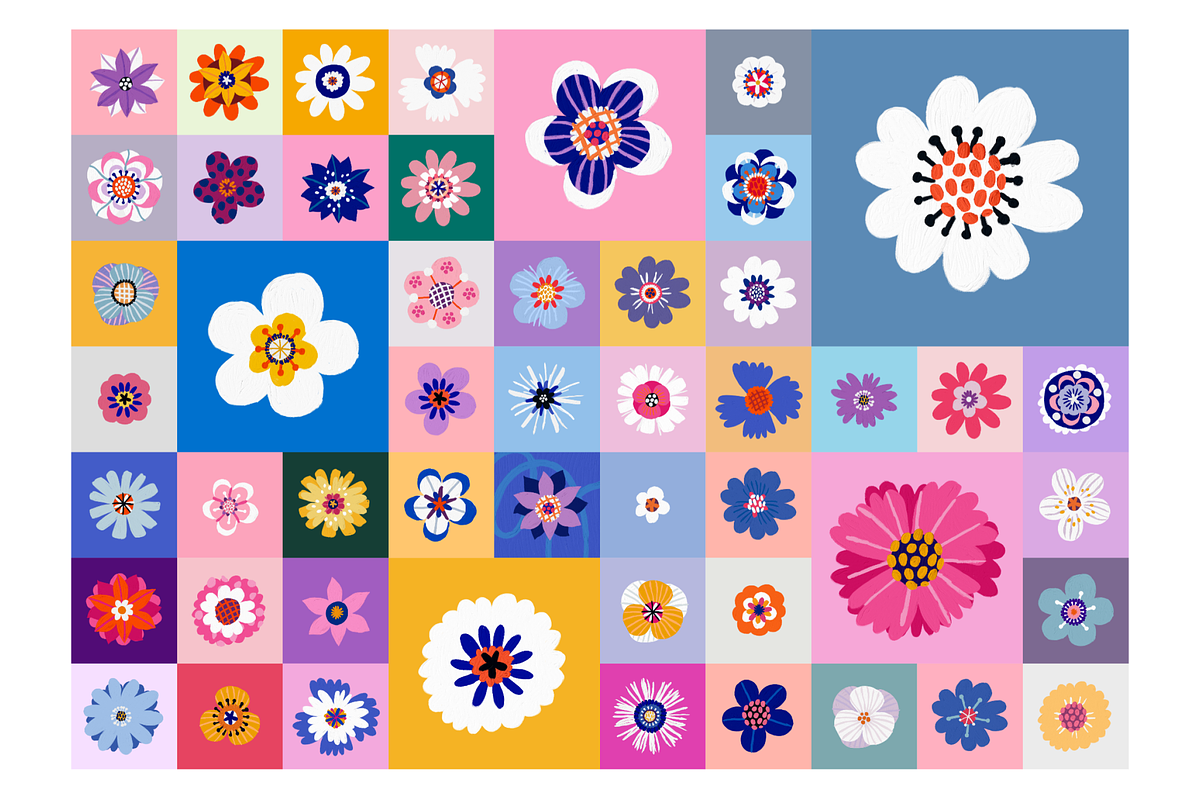 12 seamless floral patterns psd, a Pattern Graphic by ARTMIRU (Photo 20 of 24)