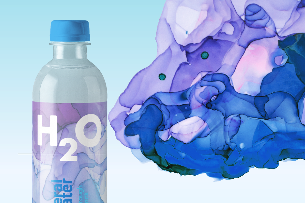 Blue Alcohol Ink Textures, a Texture Graphic by JSolomatina (Photo 3 of 8)