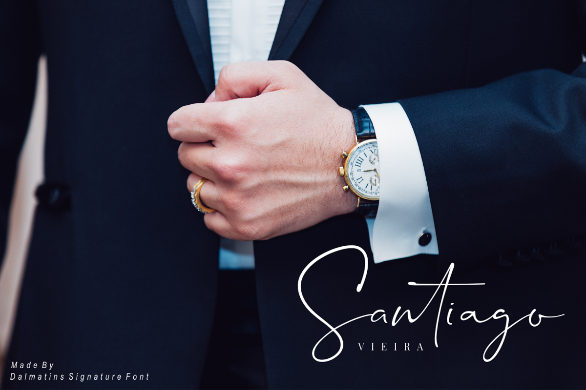 Dalmatins // Elegant Signature Font, a Script Font by Sronstudio (Photo 9 of 14)
