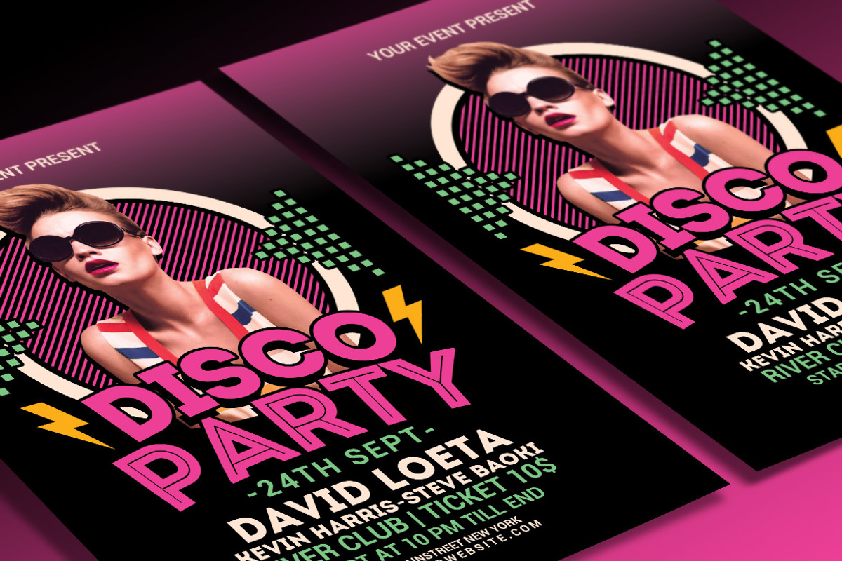 Disco Party Night, a Flyer Template by Muhamad Iqbal hidayat (Photo 4 of 4)