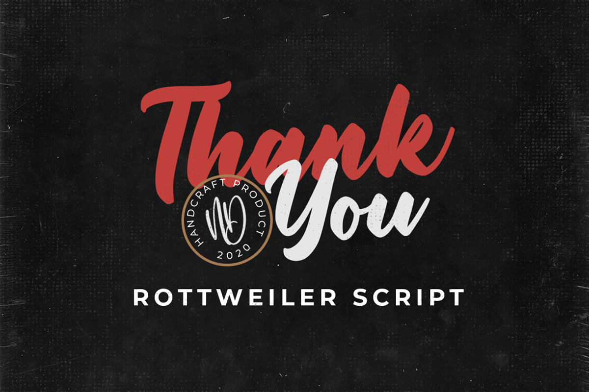 Rottweiler – Modern Script, a Script Font by NURF Designs (Photo 10 of 10)