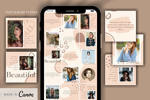 Jeanne Instagram Puzzle CANVA