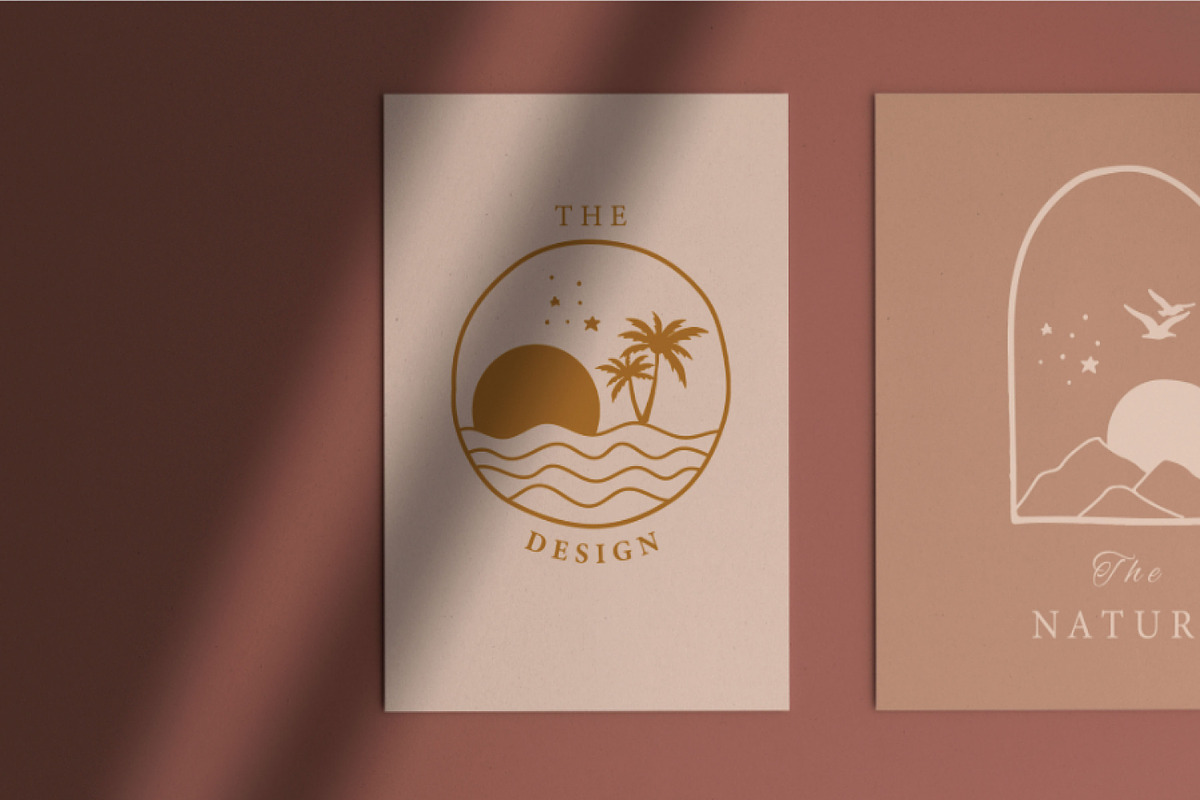 Sun bohemian logo tempplate 1#, a Branding & Logo Template by Piixypeach (Photo 8 of 8)