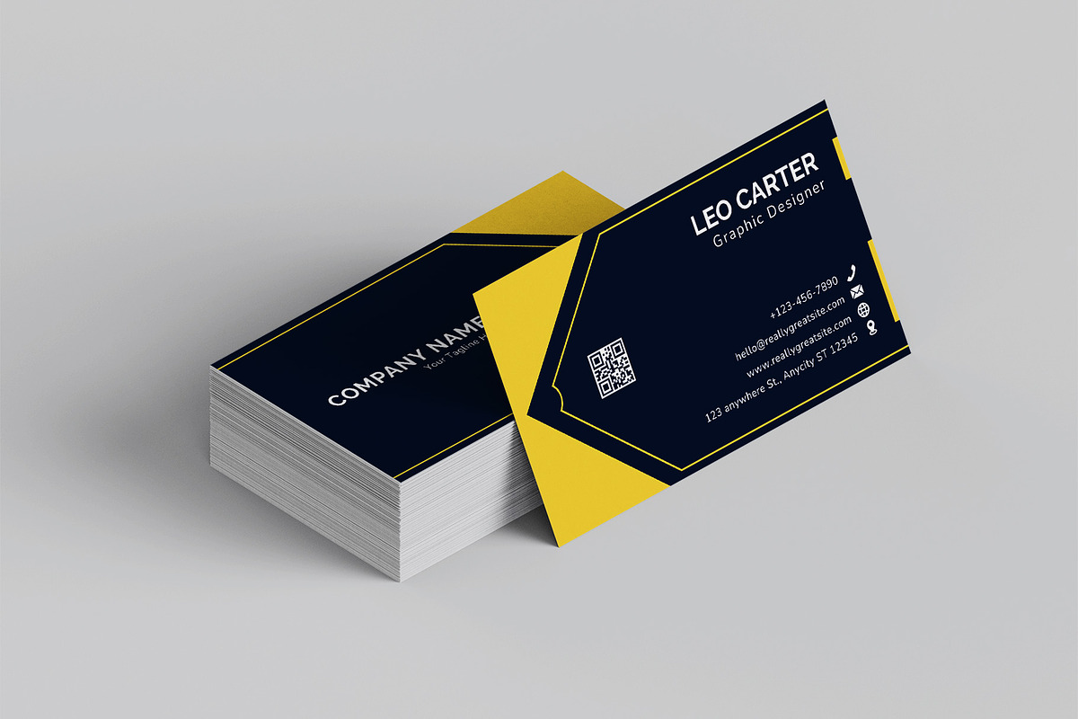 Modern Corporate Business Card, a Business Card Template by Artnivora.Std