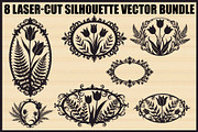 Elegant Floral Frame Set, an Illustration by BIPLOB EXPERT (Thumbnail 1 of 9)