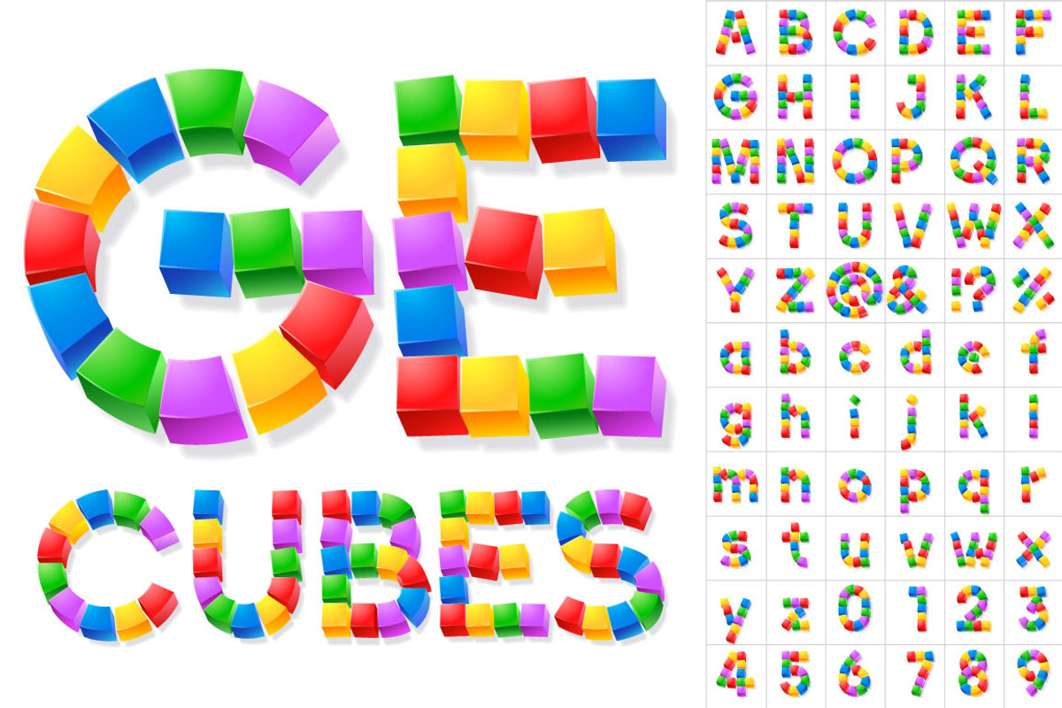 Alphabet of Children's Blocks preview 6