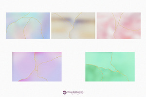 Kintsugi Gradient Backgrounds