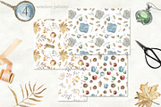 Autumn Watercolor. Cozy Season, an Illustration by Love Watercolor Store (Thumbnail 6 of 7)
