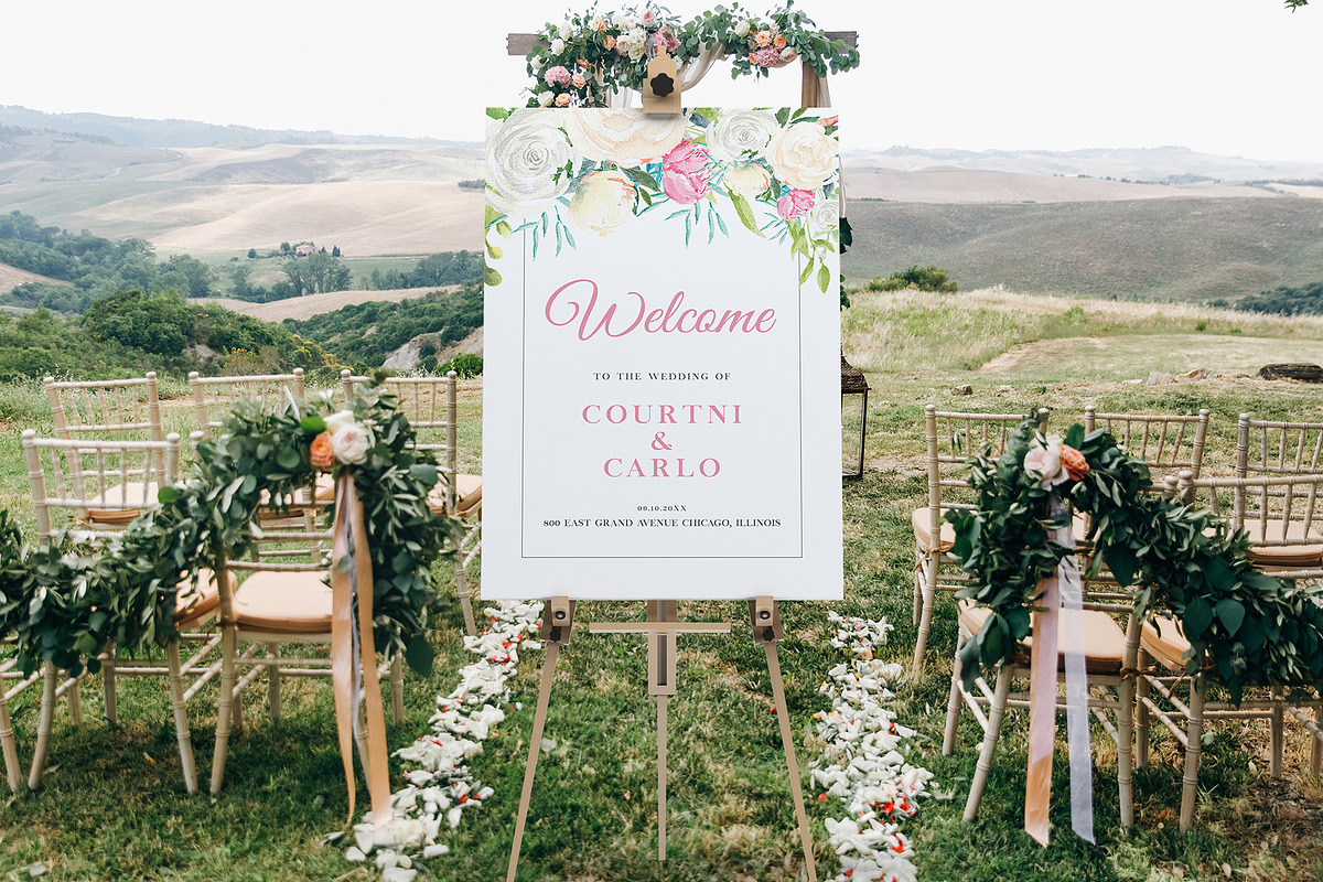 Welcome Sign, an Invitation Template by ShineOnWedding (Photo 5 of 8)