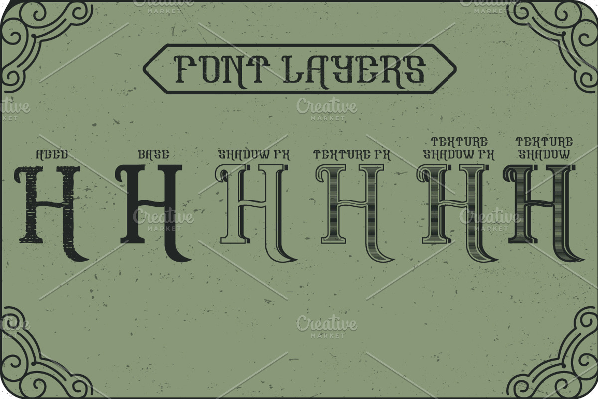 Hoodlum label font preview 3