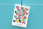 Isometric Cubes Poster, a Flyer Template by Black Cat Studio (Thumbnail 2 of 4)