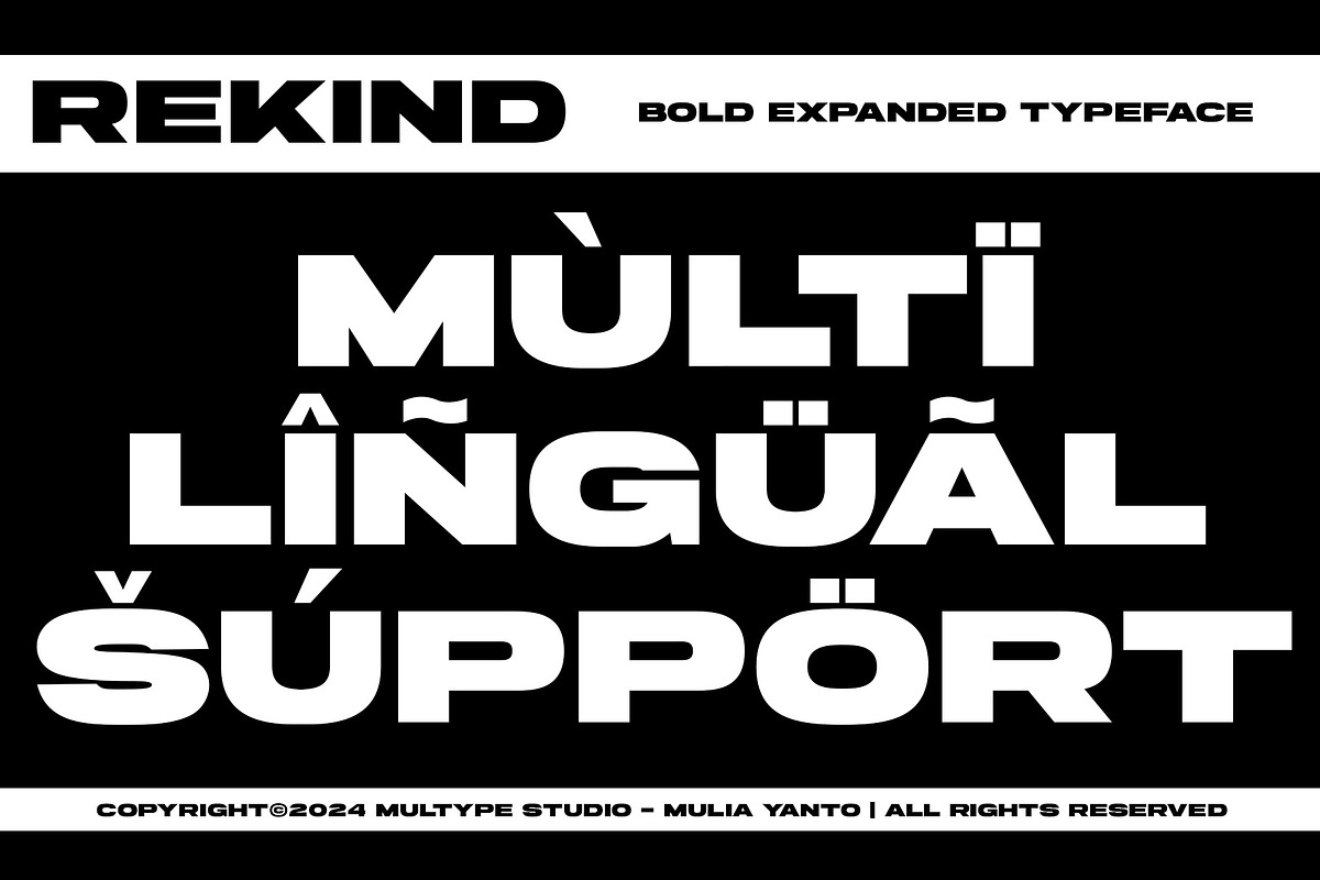 Rekind Expanded Font, a Sans Serif Font by Multype Studio (Photo 13 of 14)