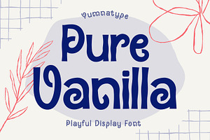 Pure Vanilla, a Symbol Font by yumnatype