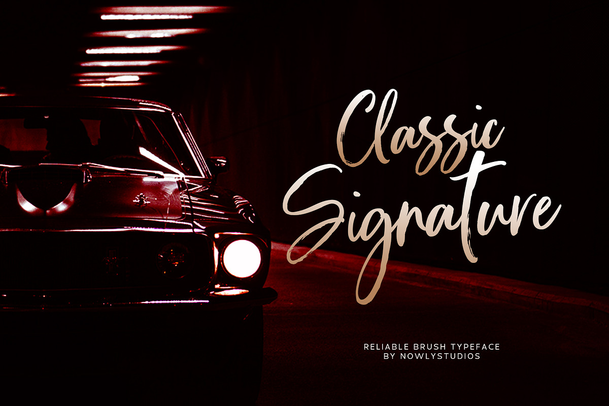 Reliable Brush, a Script Font by Nowlystudios (Photo 6 of 7)