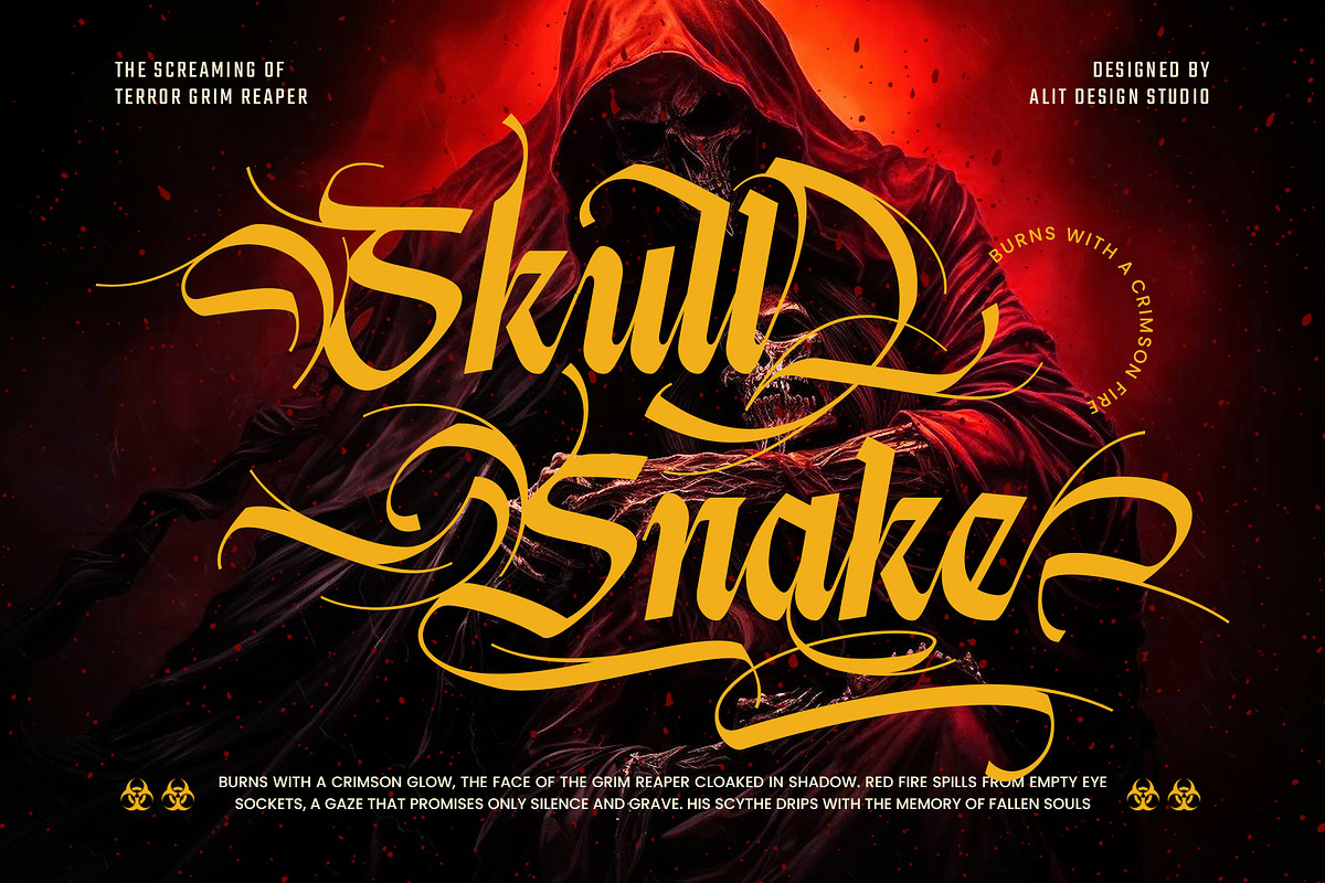 Micky Rinse Typeface, a Blackletter Font by alit design (Photo 2 of 20)